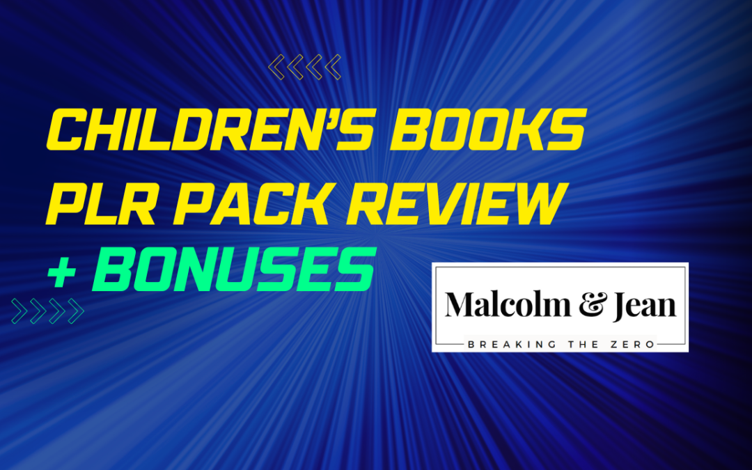 Children’s Books PLR Pack Review